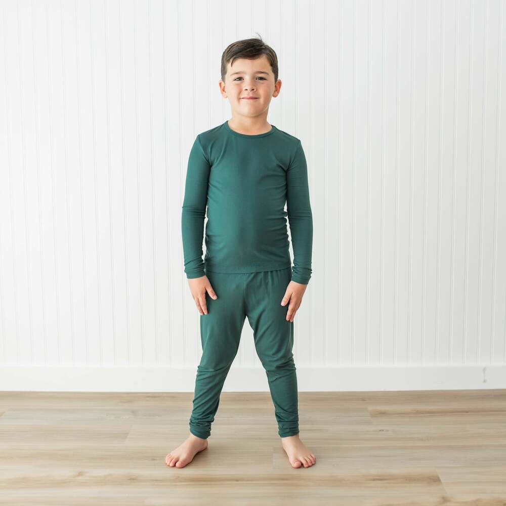 Kyte Baby Long Sleeve Pajamas in Emerald Size 18-24 monthsEmerald / 18-24 months